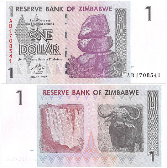 ジンバブエ　１ドル